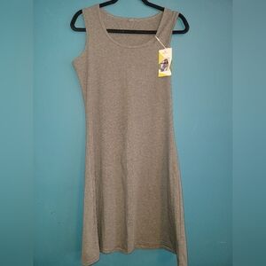 HALARA Gray Sleeveless Dress